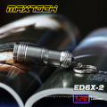 Maxtoch ED6X-2 Mini LED estilo Keychain CR123A 3V lanterna a pilhas